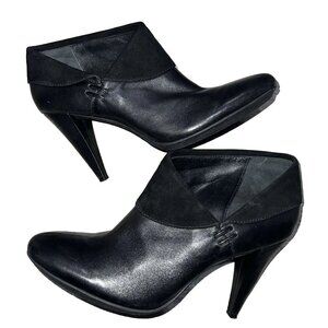 Elegant Black Women's Heeled Ankle Boots